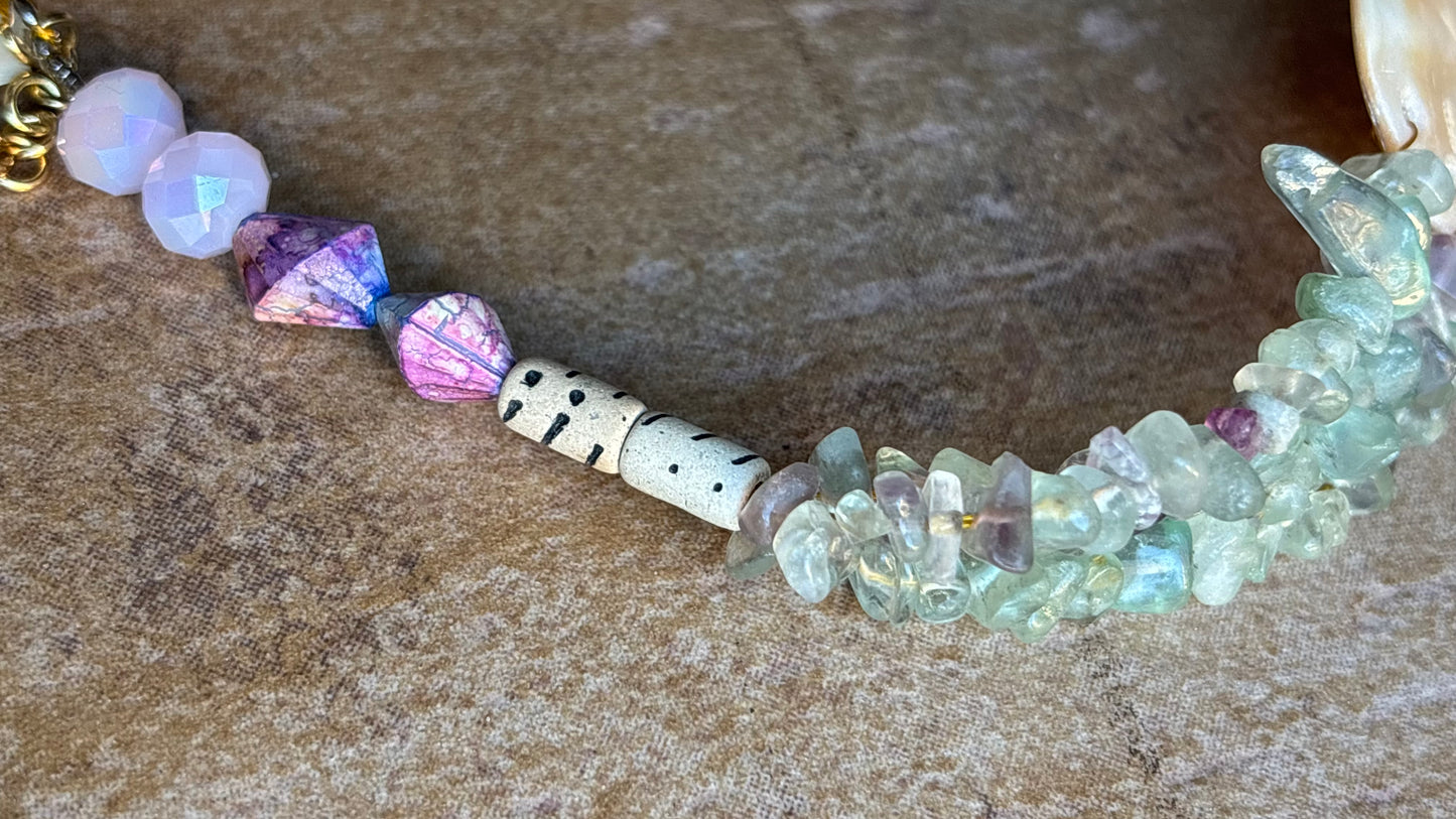 Tidal Heart Talisman - Choker Necklace
