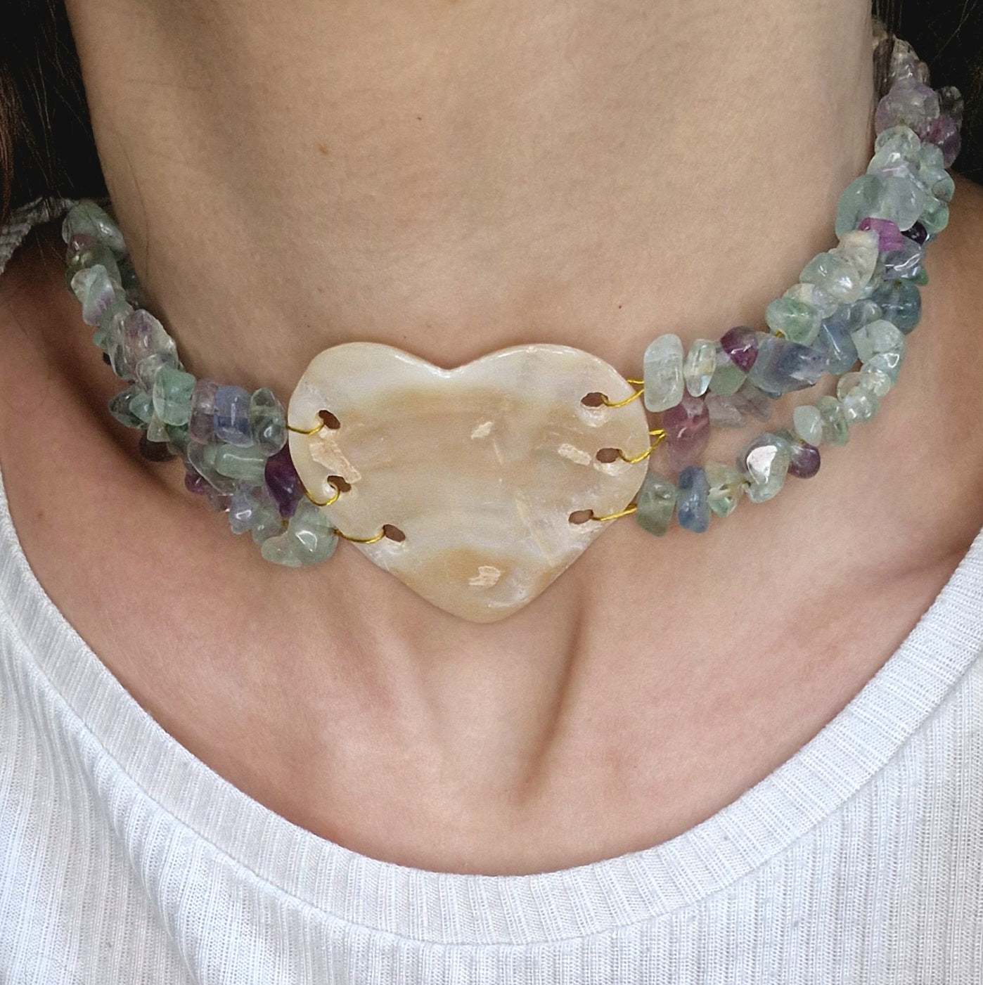 Tidal Heart Talisman - Choker Necklace