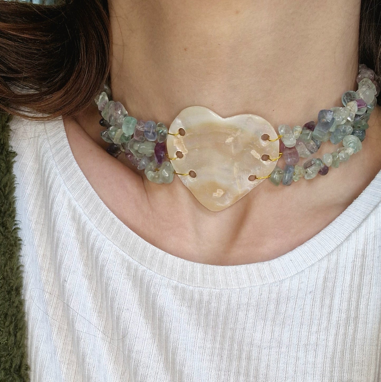 Tidal Heart Talisman - Choker Necklace