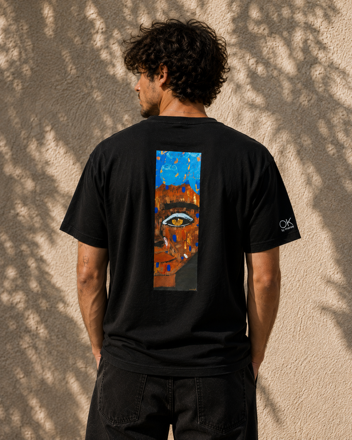 Gold Gaze - "I see you" Variation of "Eye of Truth" - Hand-Pressed Artwork