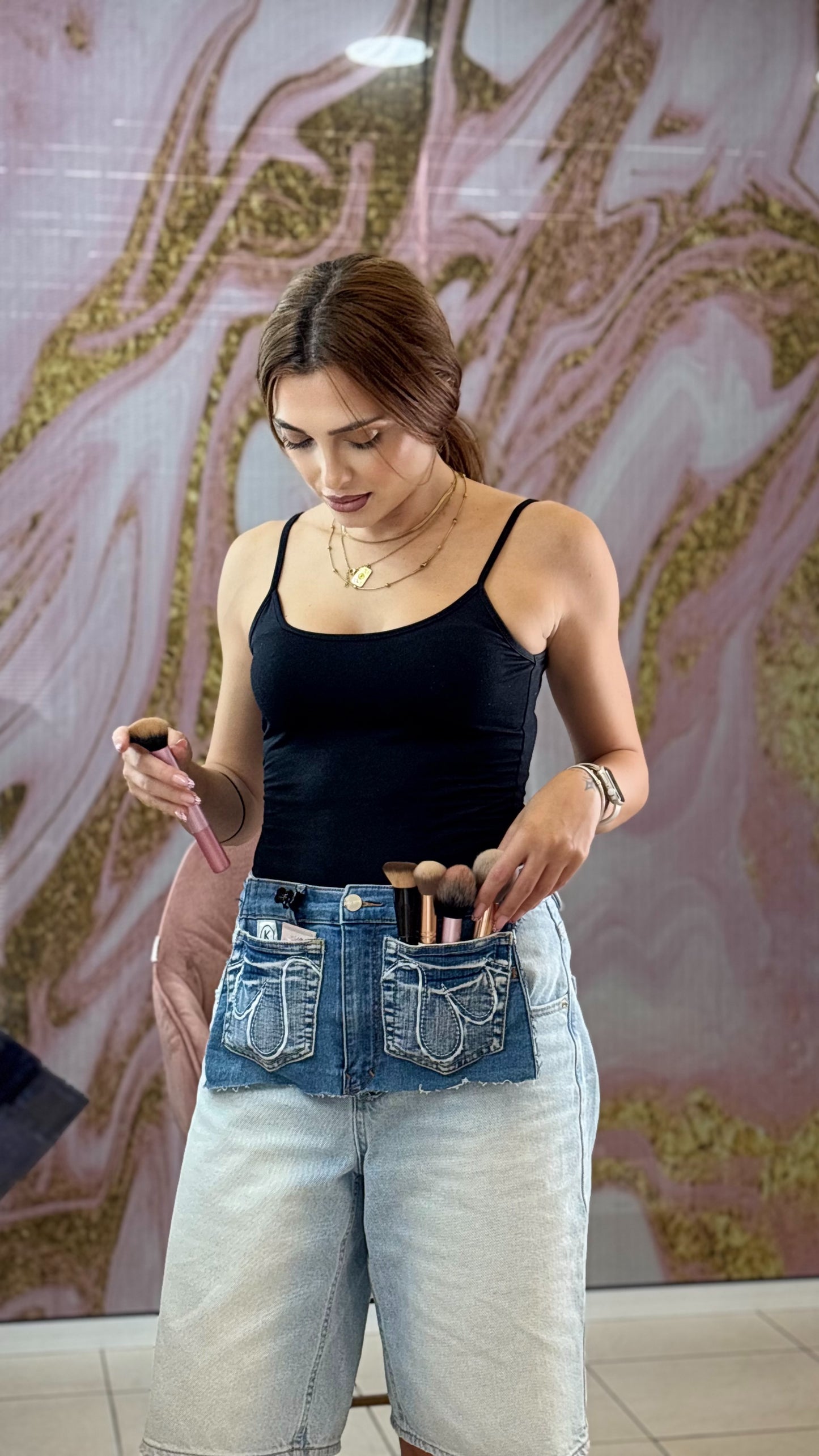 Deconstructed Pocket Belt Skirt
