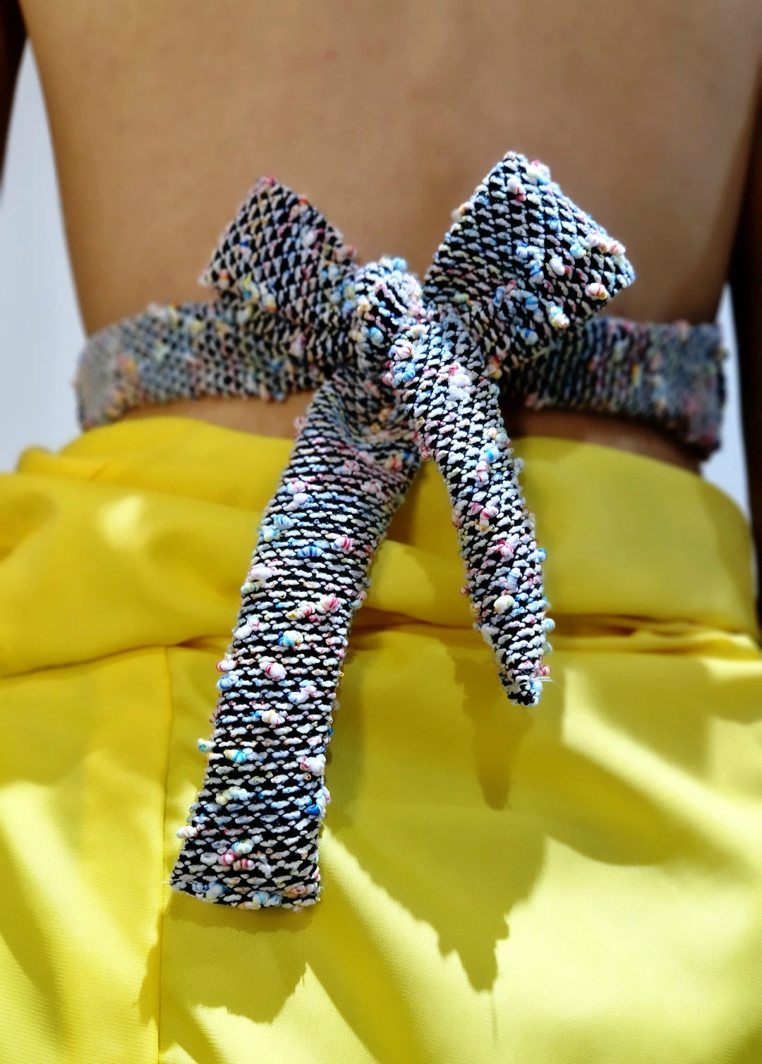 Brand New Open-Back Top "Confetti Knit" One of One