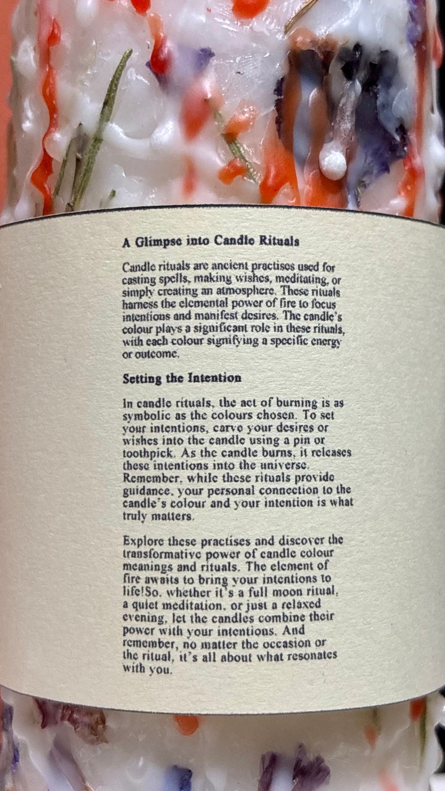 Ritual Cndles for Spiritual Awakening