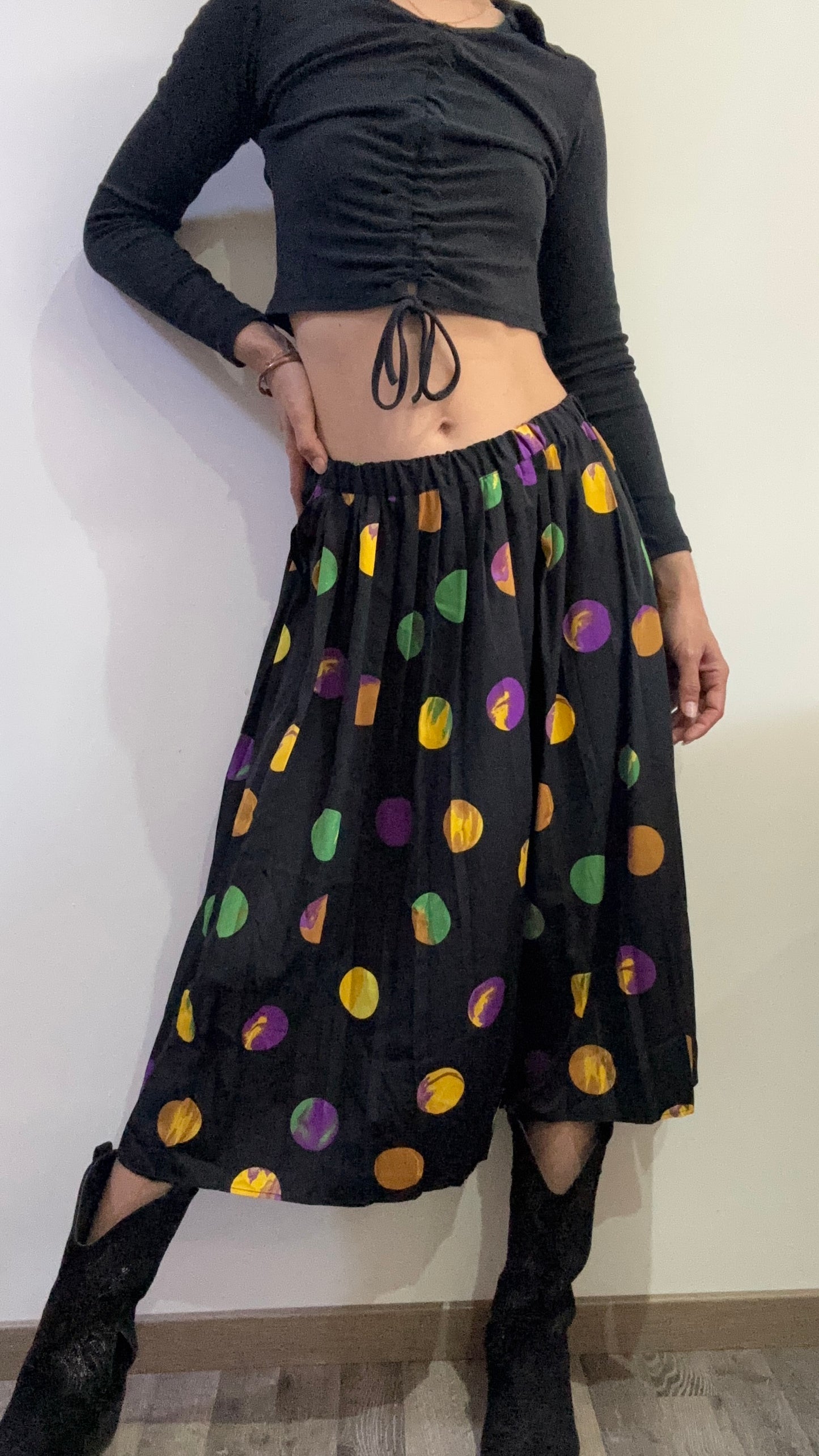 Vintage printed skirt made in the U.K