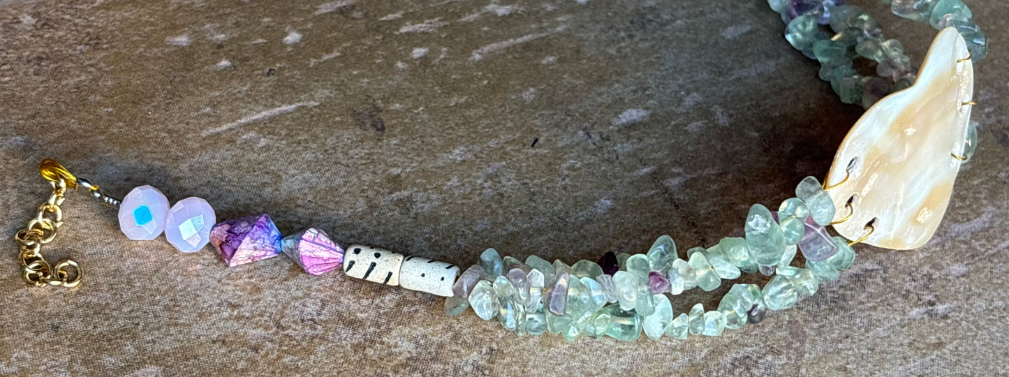 Tidal Heart Talisman - Choker Necklace