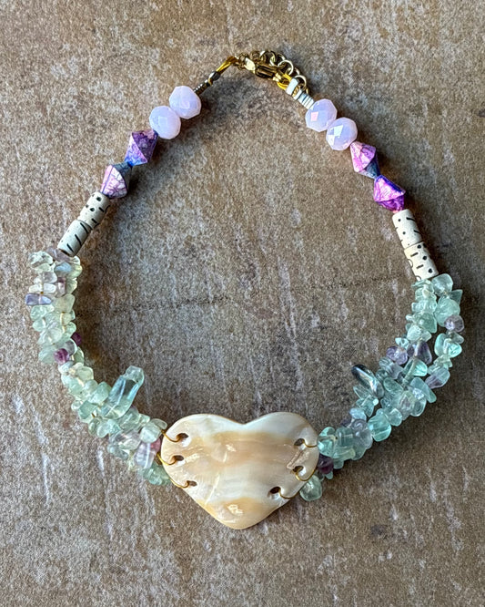 Tidal Heart Talisman - Choker Necklace