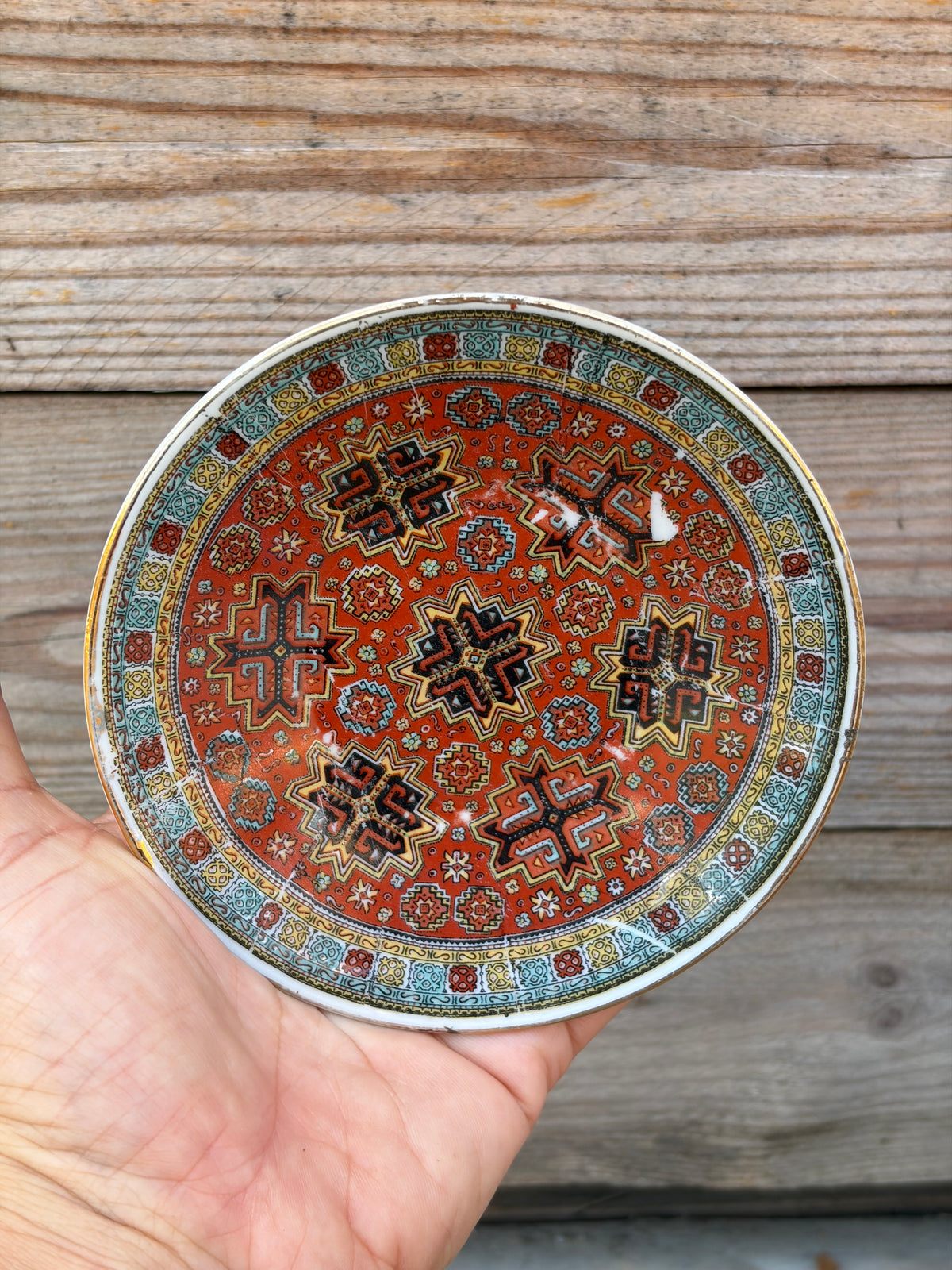 One-of-a-Kind Hand-Painted Groundingl Box | Ritual Dish Set