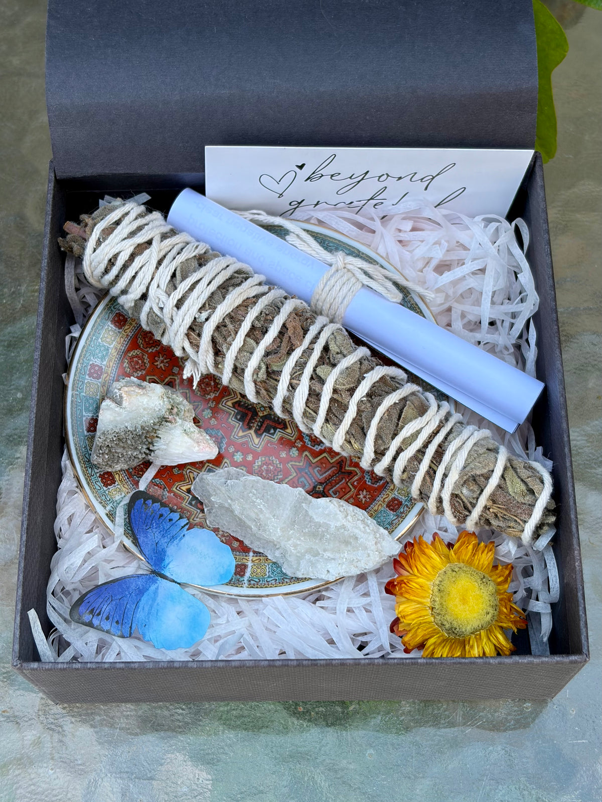 One-of-a-Kind Grounding Box | Vintage Ritual Dish Set (Style B)