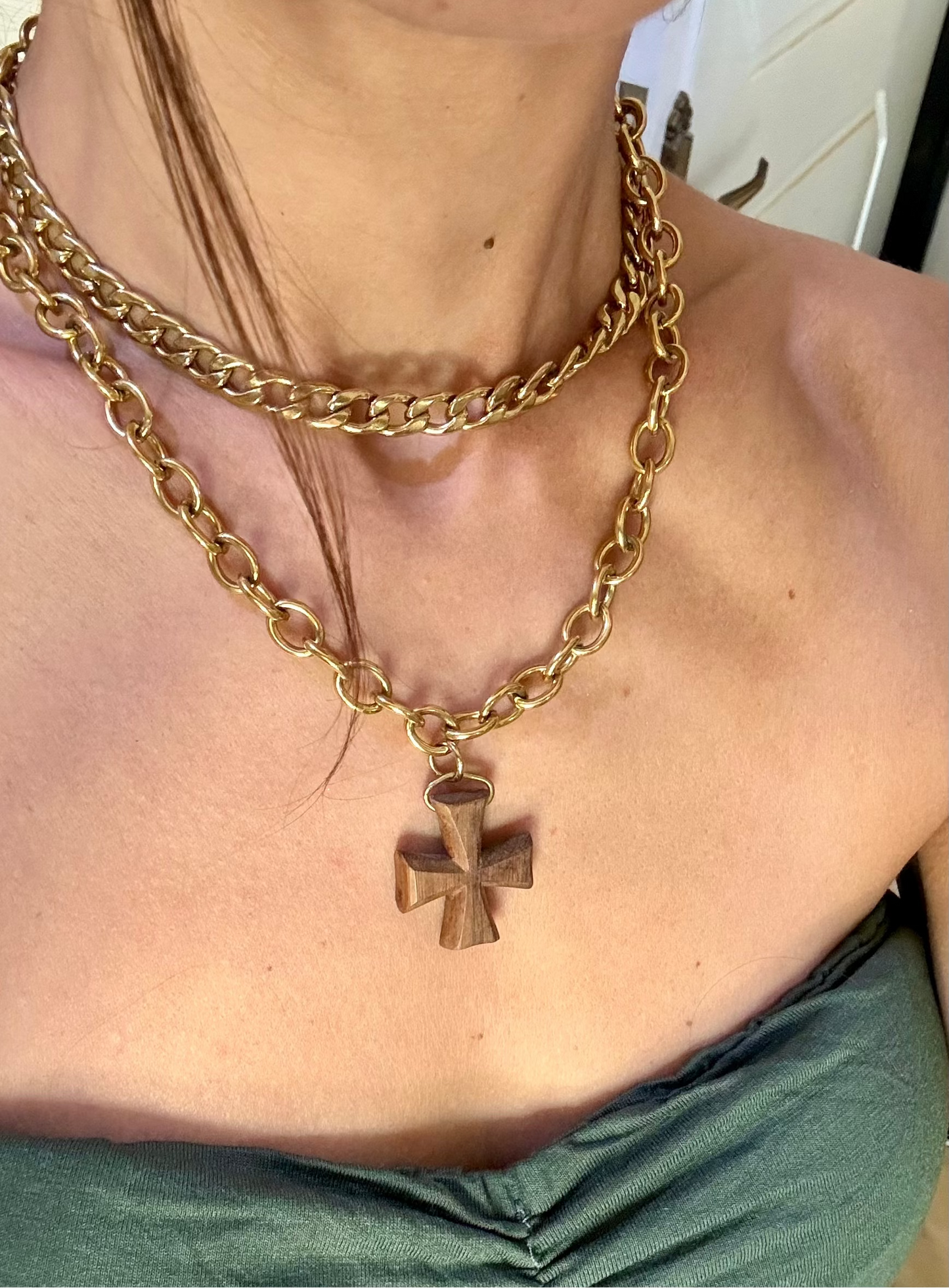 Wild Cross Necklace