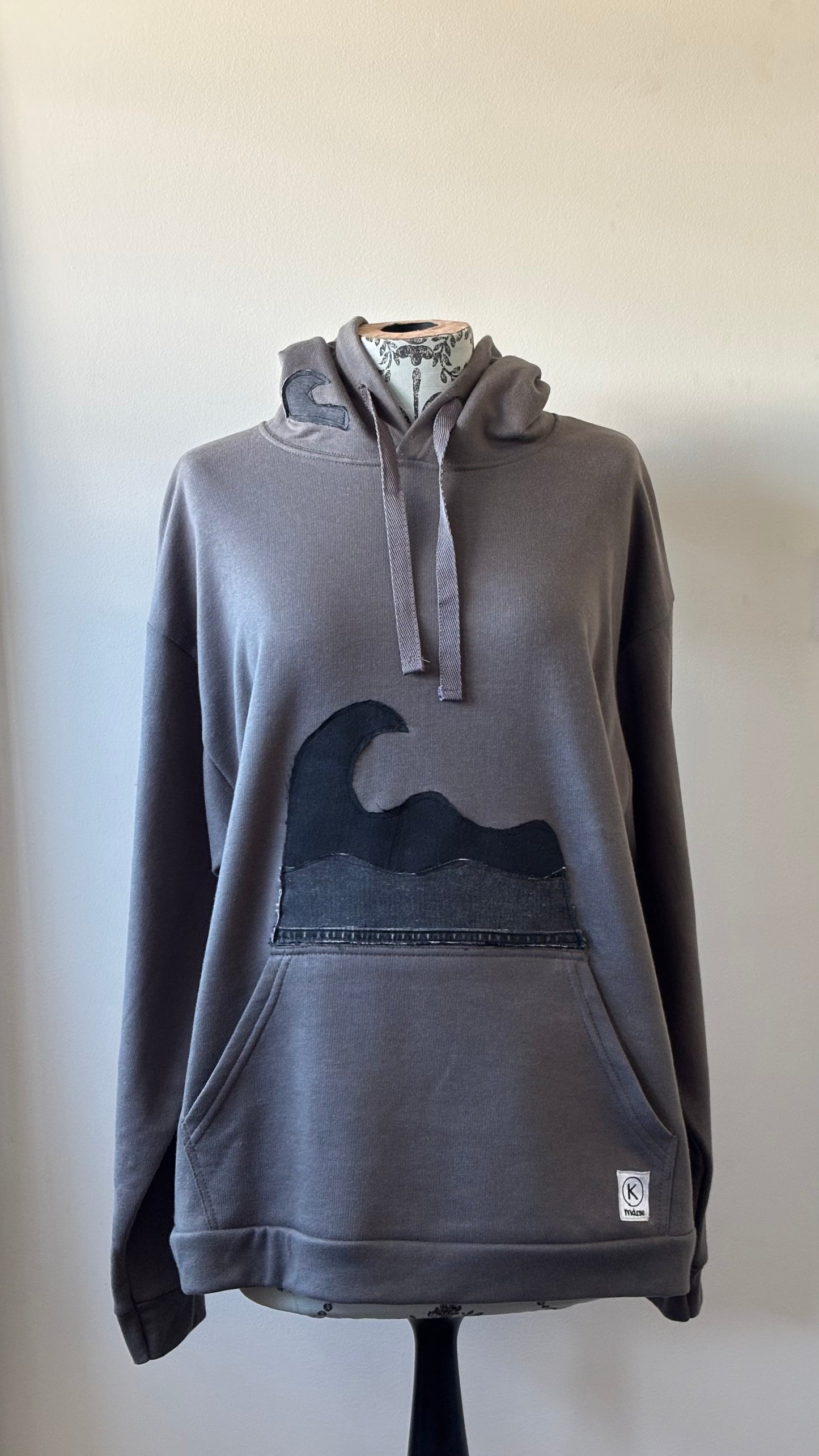Grey Wave Hoodie — One of One