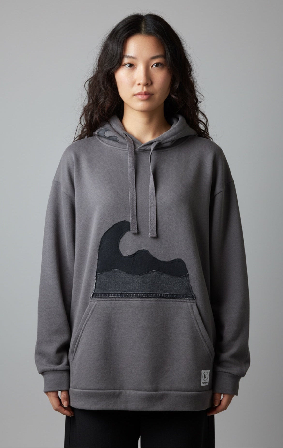 Grey Wave Hoodie — One of One