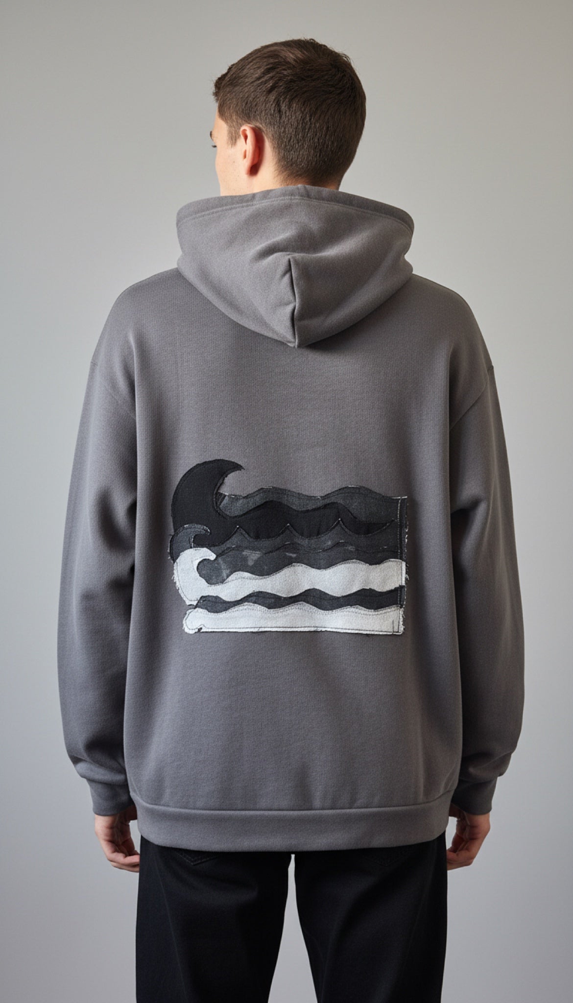 Grey Wave Hoodie — One of One