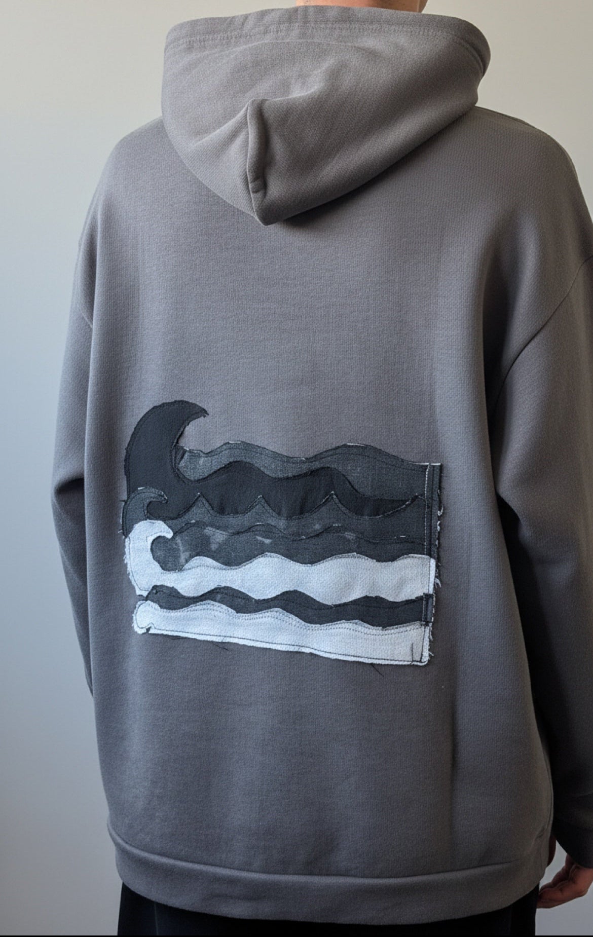 Grey Wave Hoodie — One of One