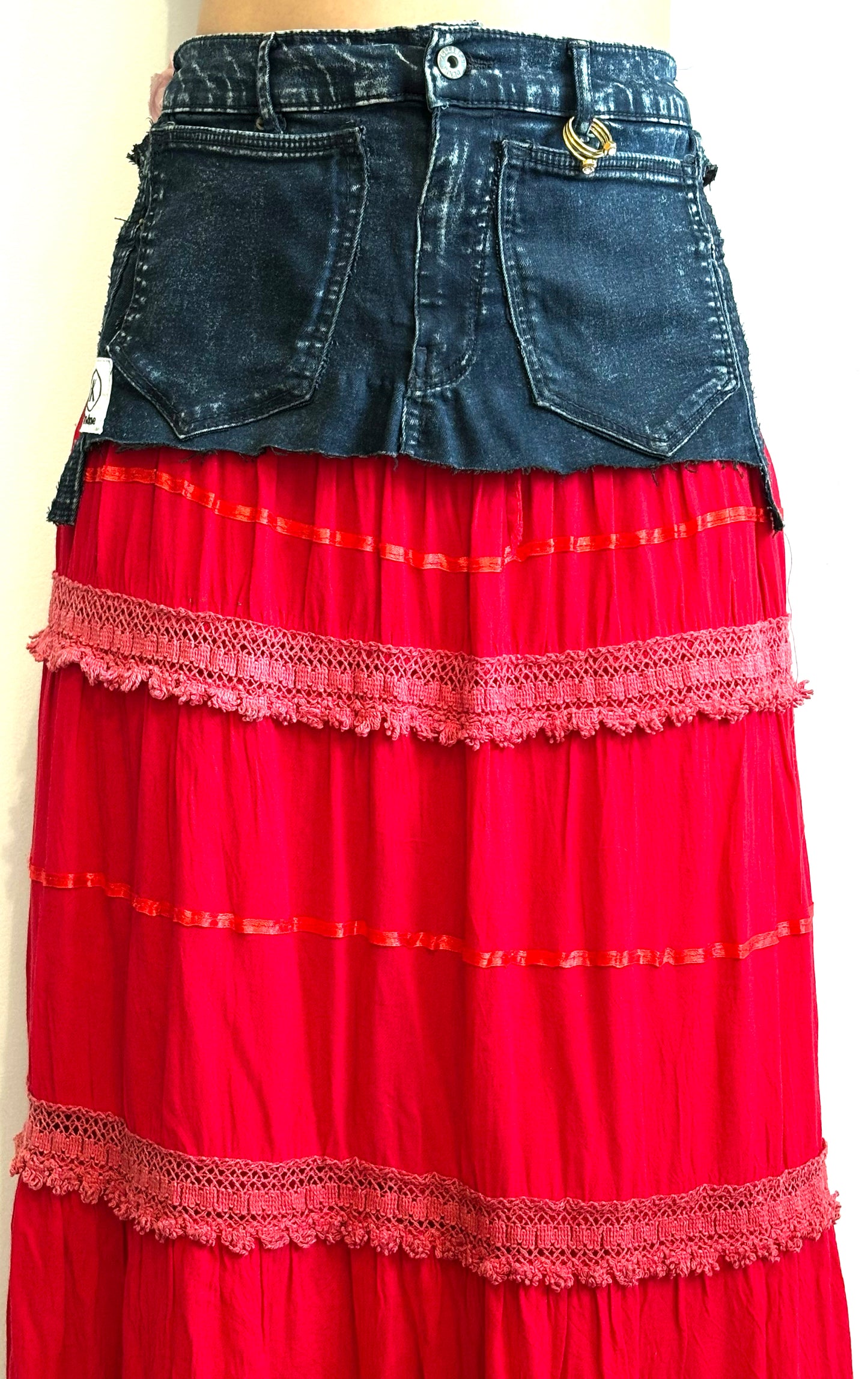 Deconstructed Pocket Belt Skirt