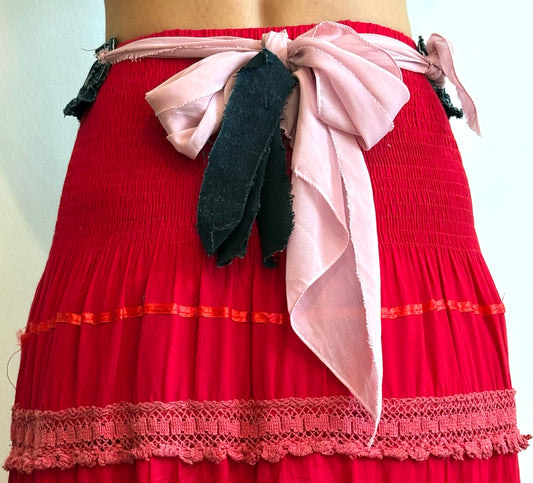 Deconstructed Pocket Belt Skirt