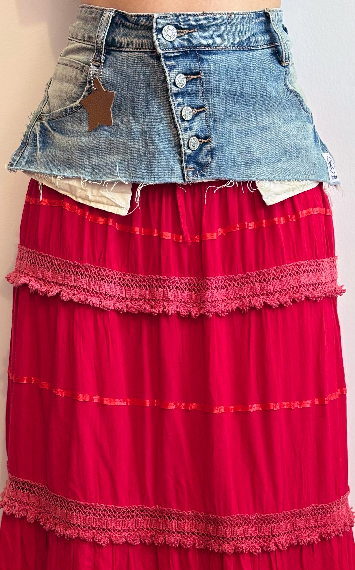 Deconstructed Pocket Belt Skirt