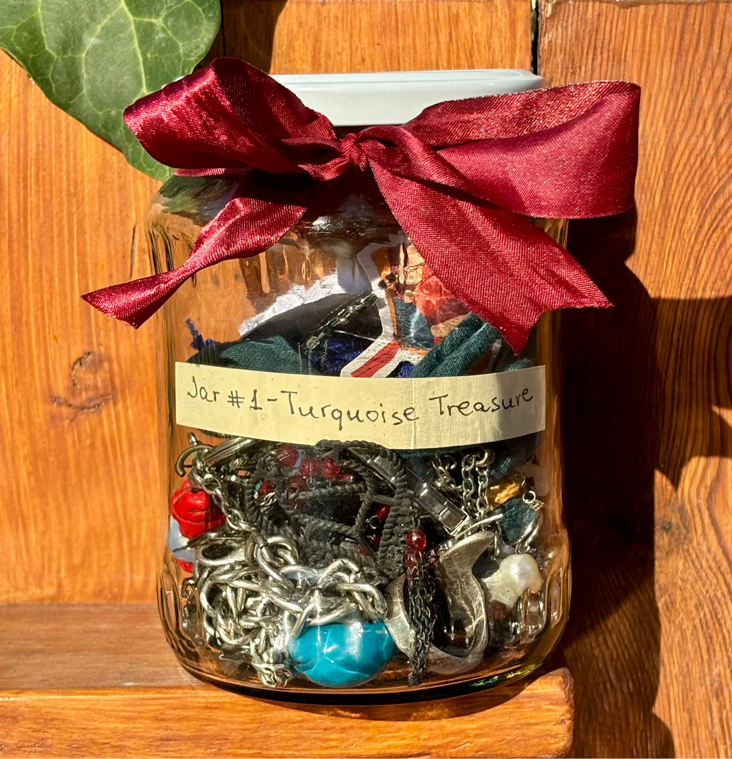 Vintage Mystery Jars - Jar #1 - Turquoise Treasure