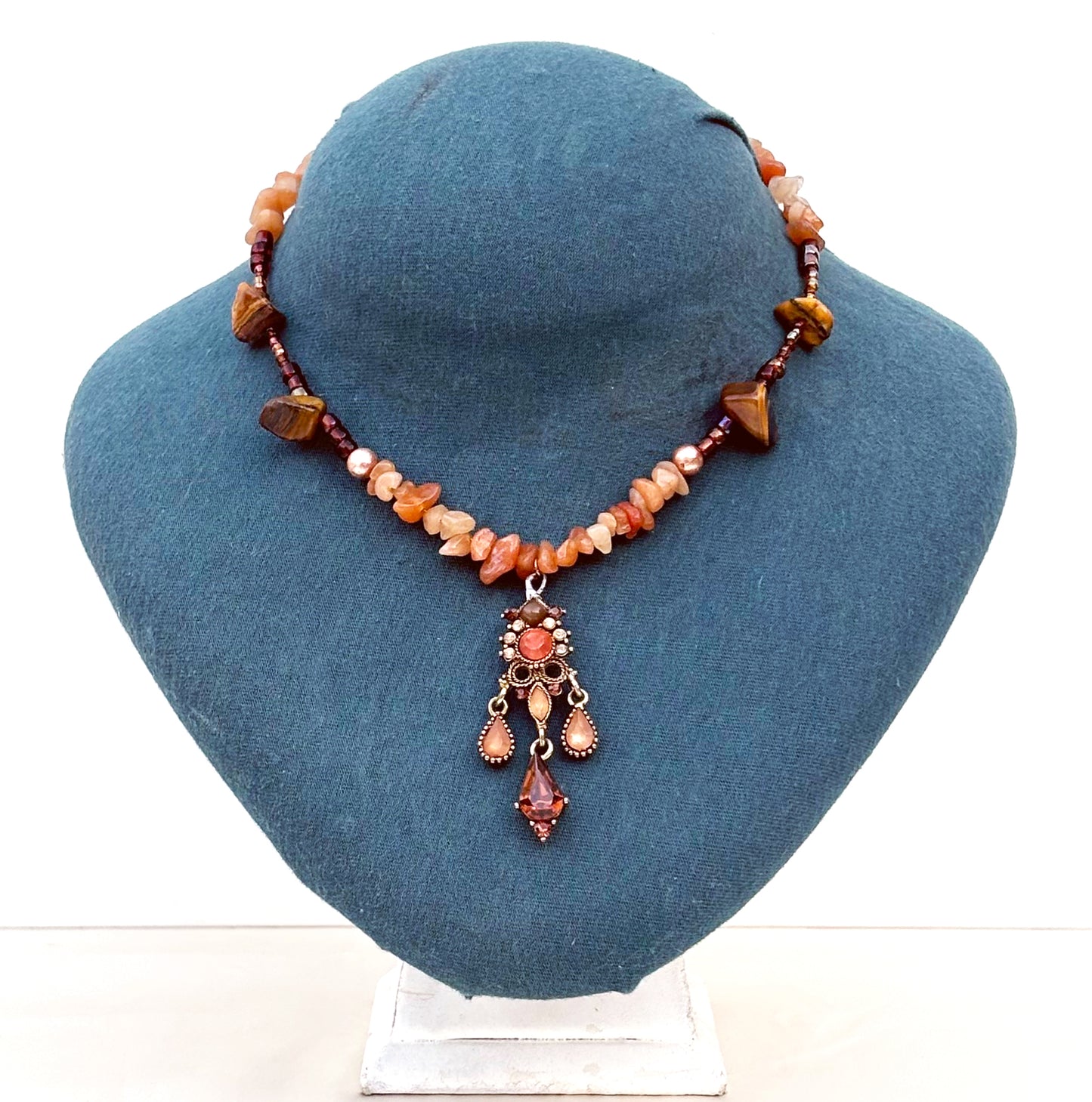 Balkan Tiger Eye Talisman Neclace