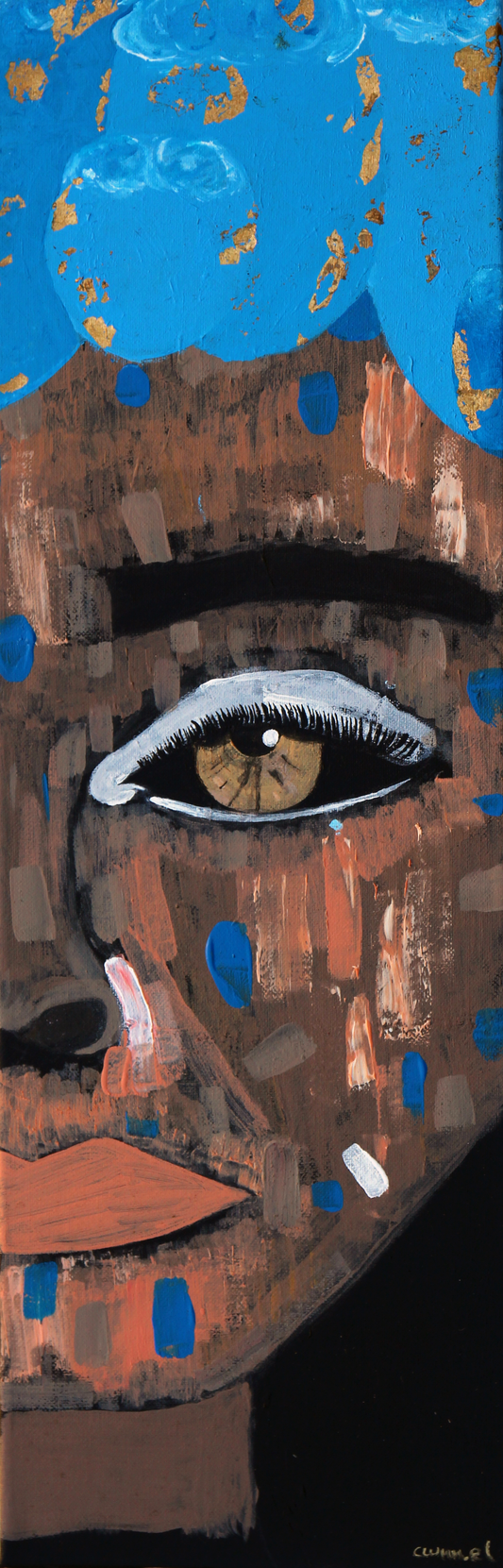 Gold Gaze-Eye of Truth- Acrylic on canvas