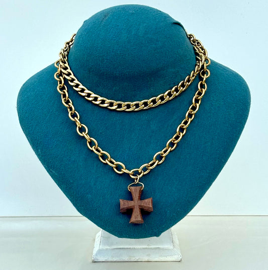 Wild Cross Necklace