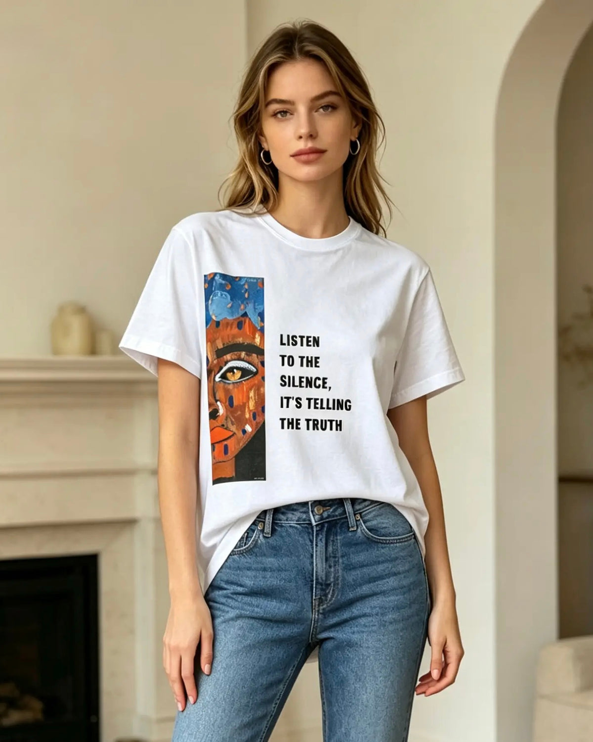 "Eye of Truth I" Unisex Artwear  T-shirt - 100% Cotton