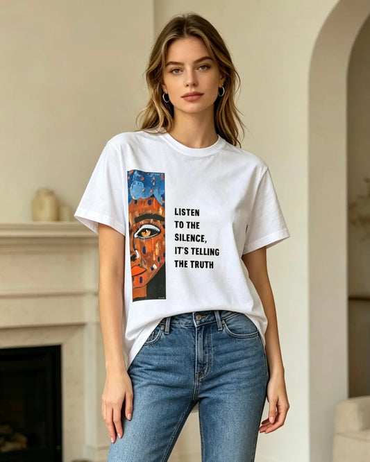 "Eye of Truth I" Unisex Artwear  T-shirt - 100% Cotton