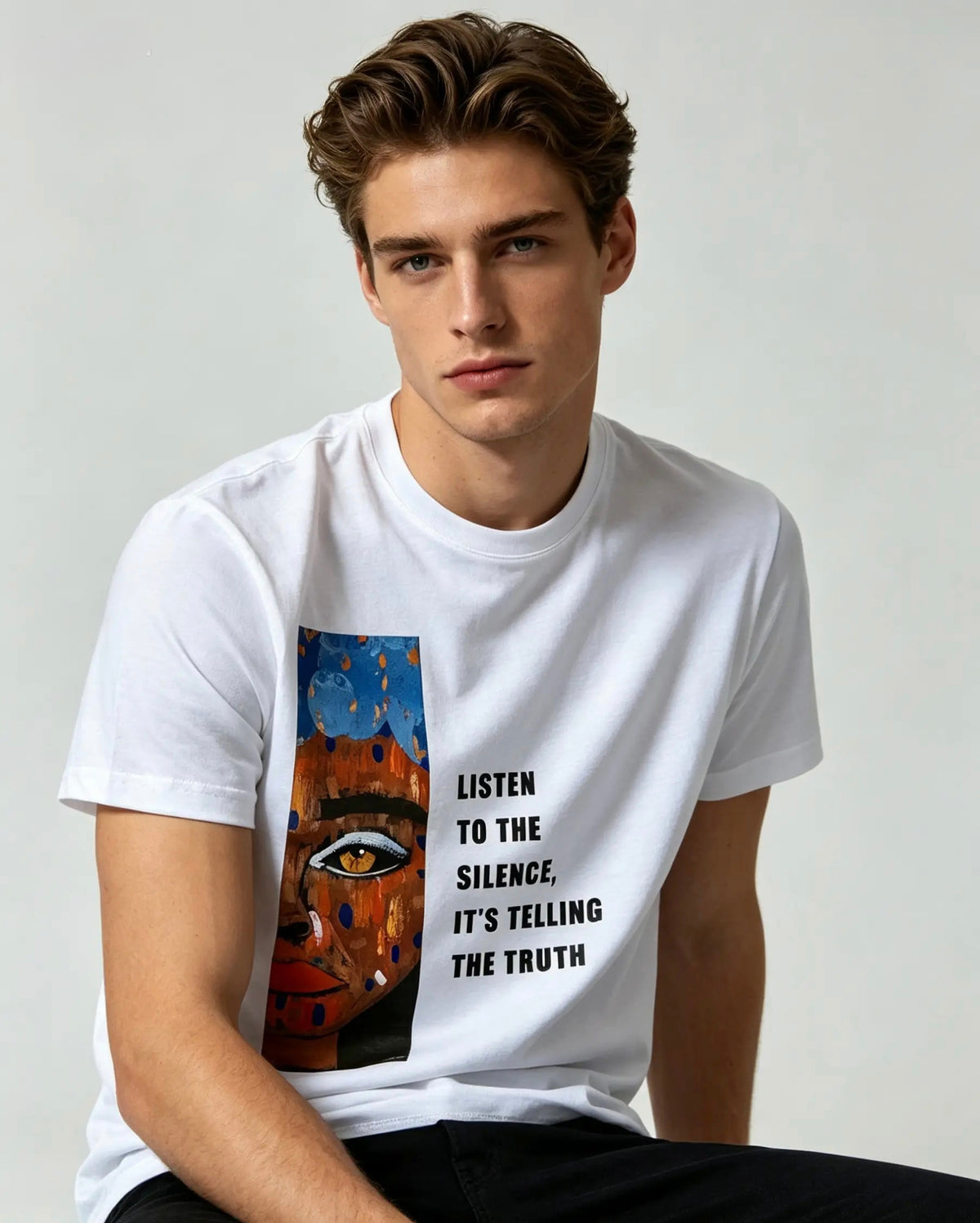 "Eye of Truth I" Unisex Artwear  T-shirt - 100% Cotton