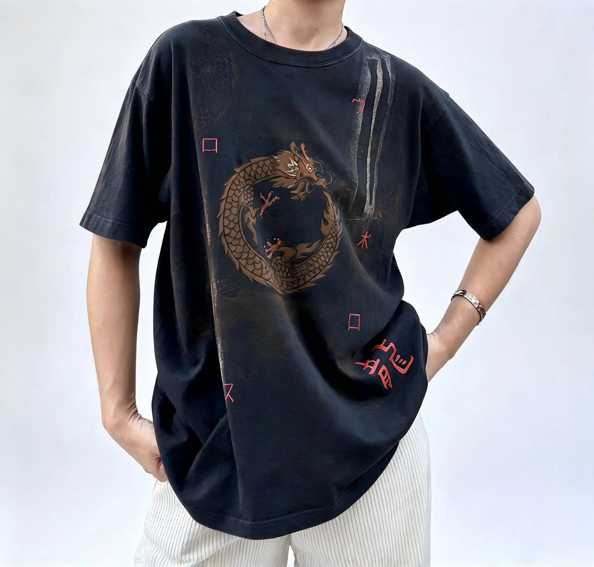 Unisex Upcycled Wearable Art — Dragon’s Aura