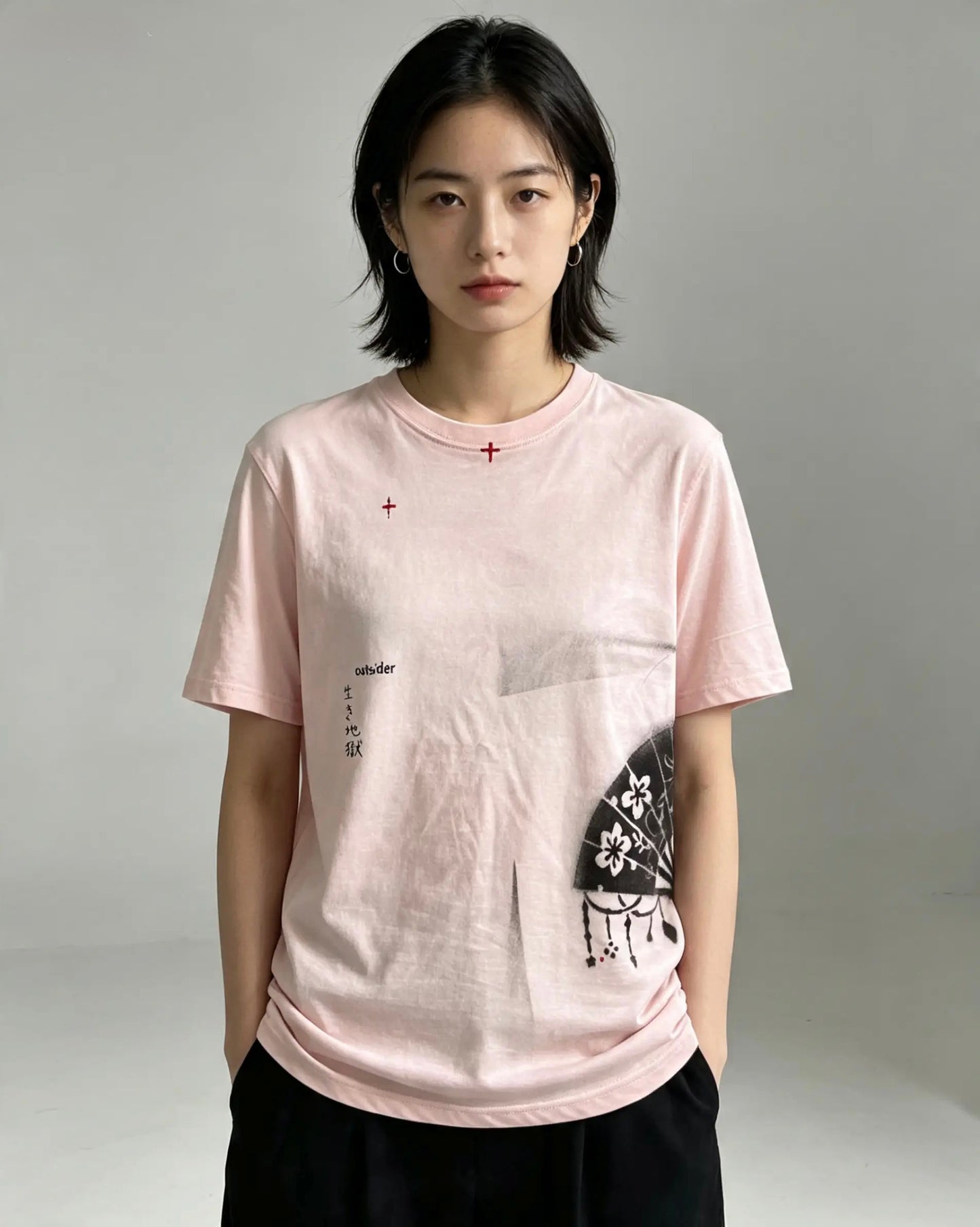 OUTSIDER TEE — PINK