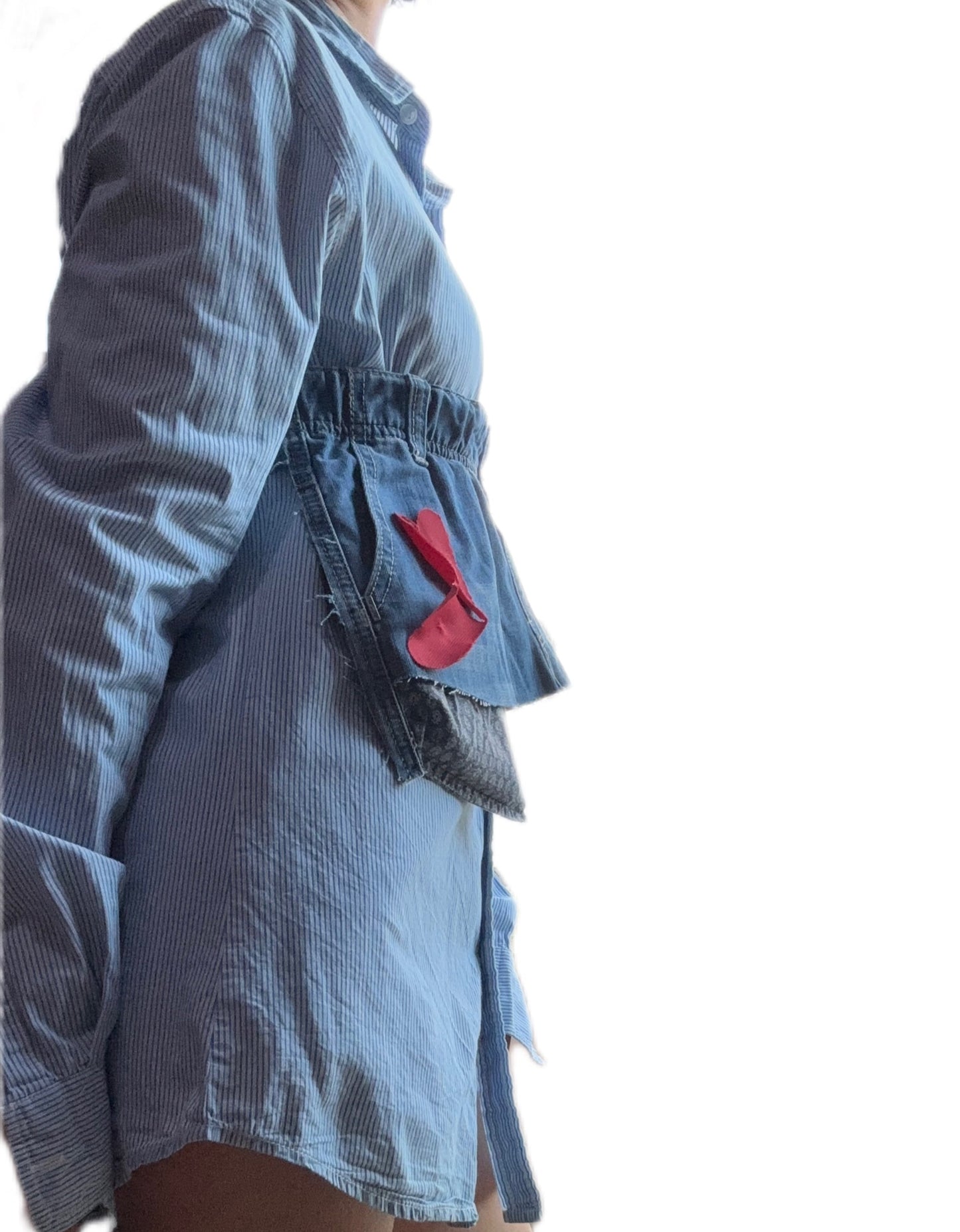 Deconstructed Pocket Belt Skirt