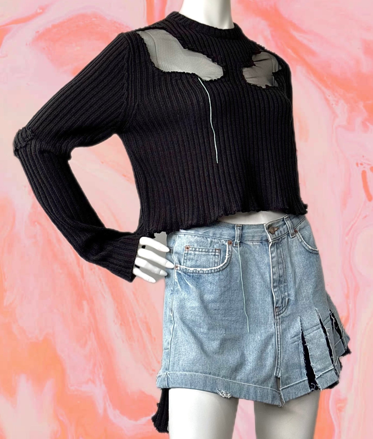 Reworked Denim Set - Sustainable