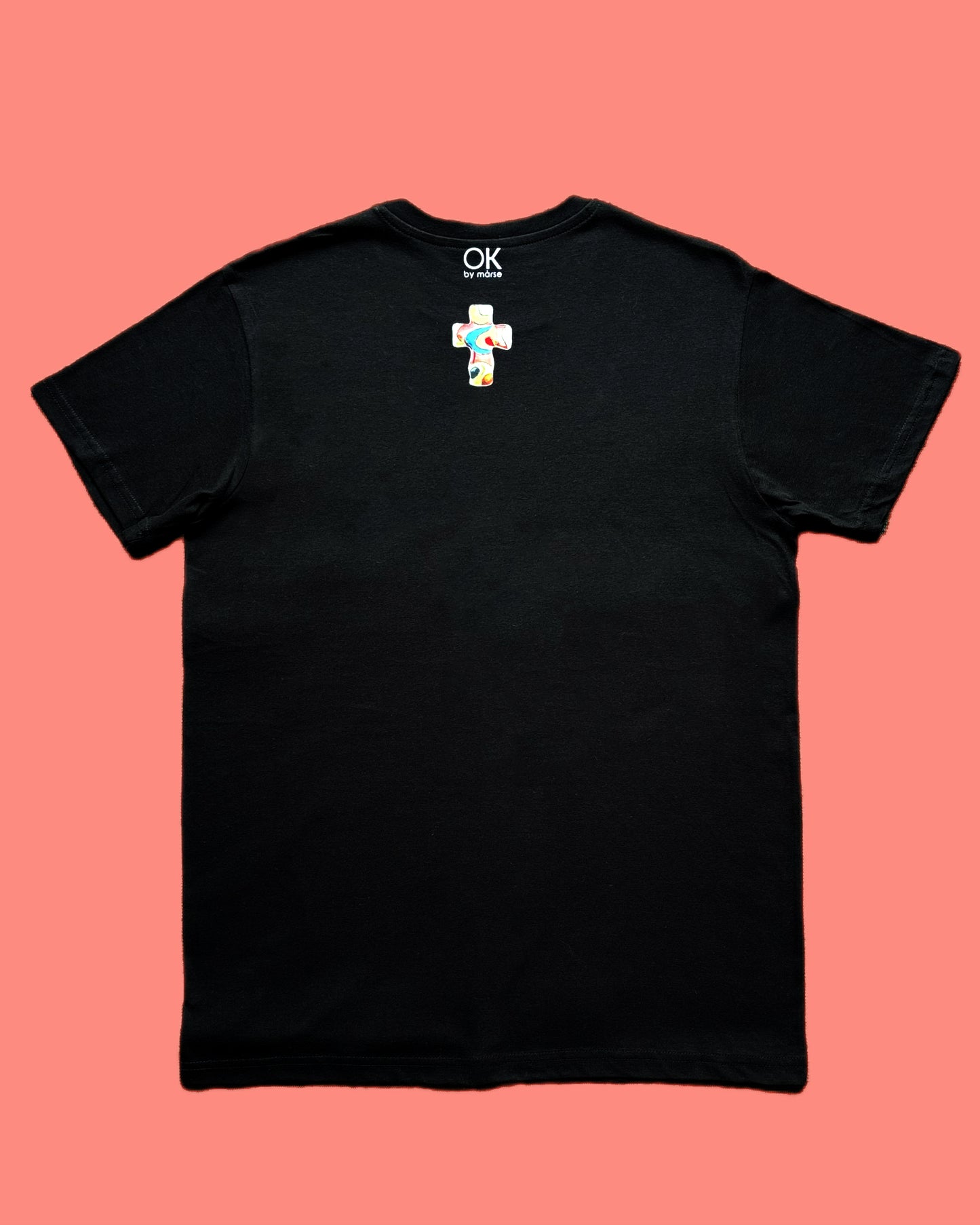 Artwear T-Shirt - "Energy Cross" - Hand-Pressed Artwork